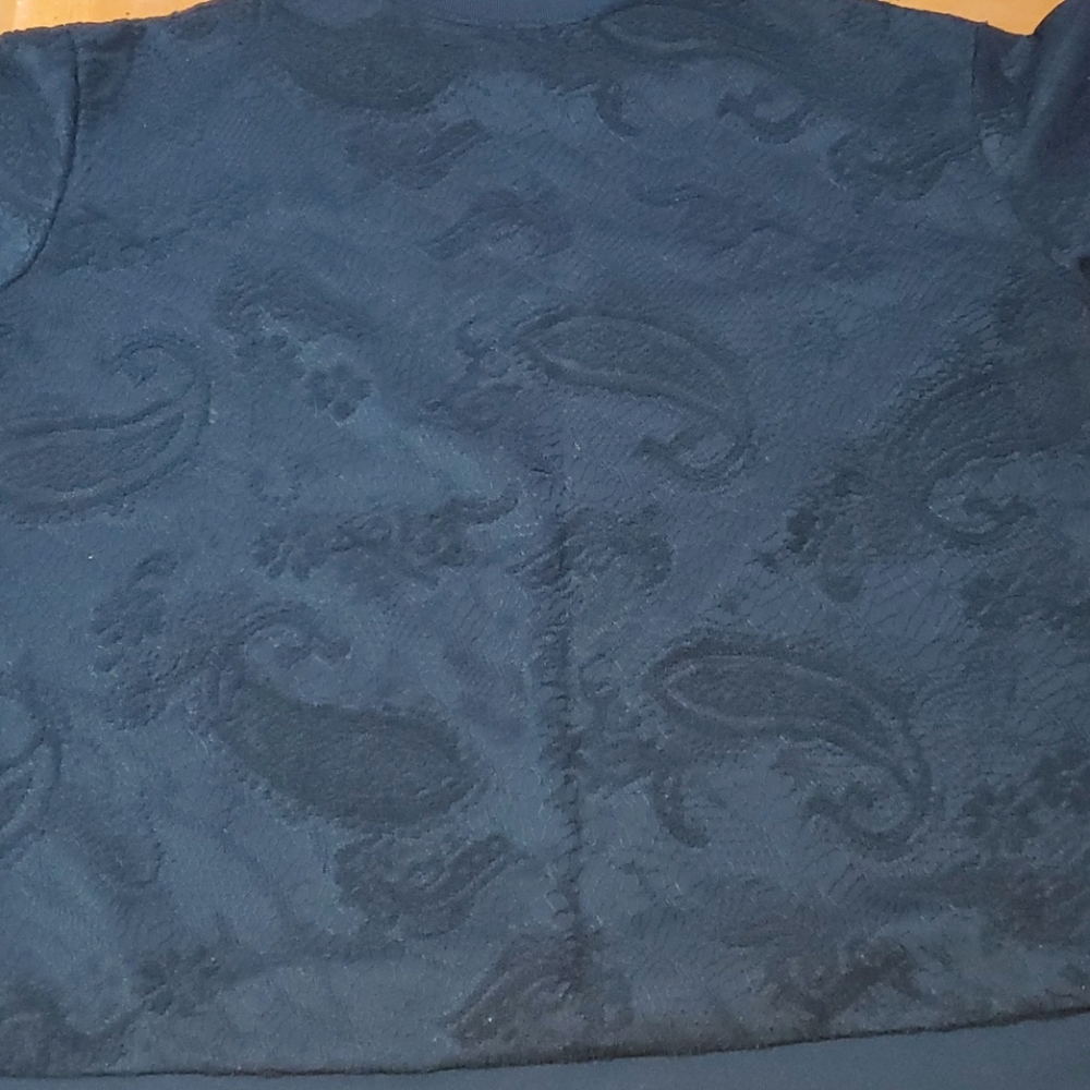 Adidas Black Sweatshirt with Paisley print size L - Picture 4 of 4